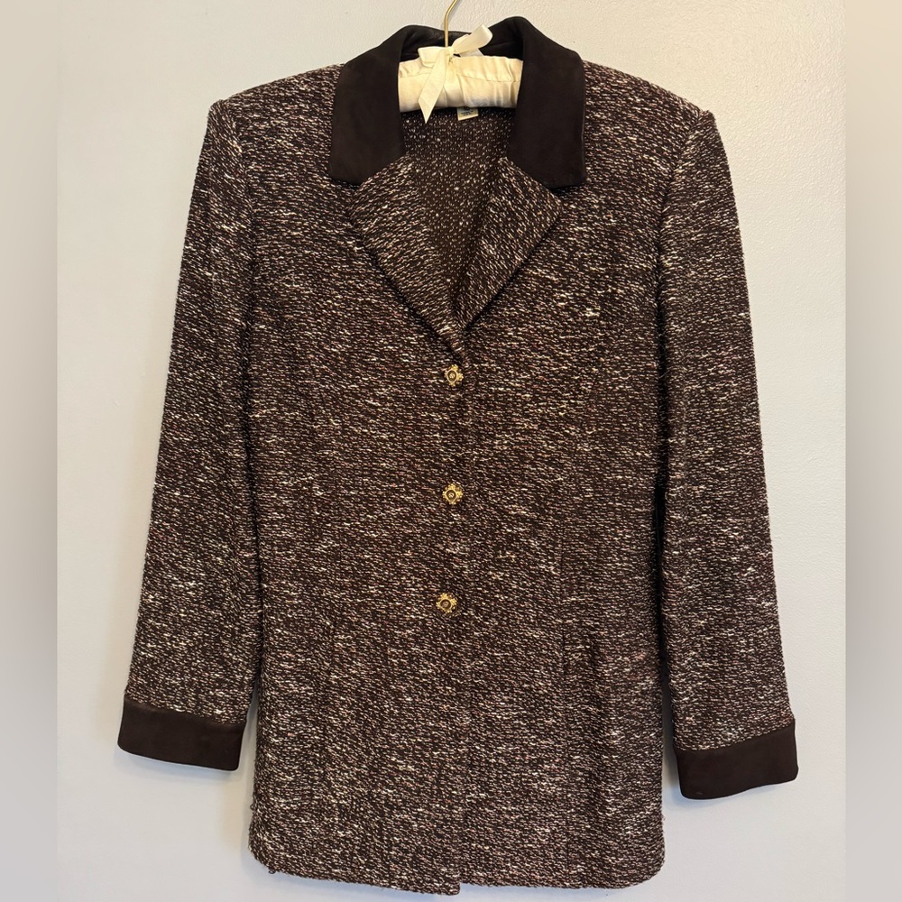 St. John Collection by Marie Gray knit blazer Size 10 - Picture 4 of 11